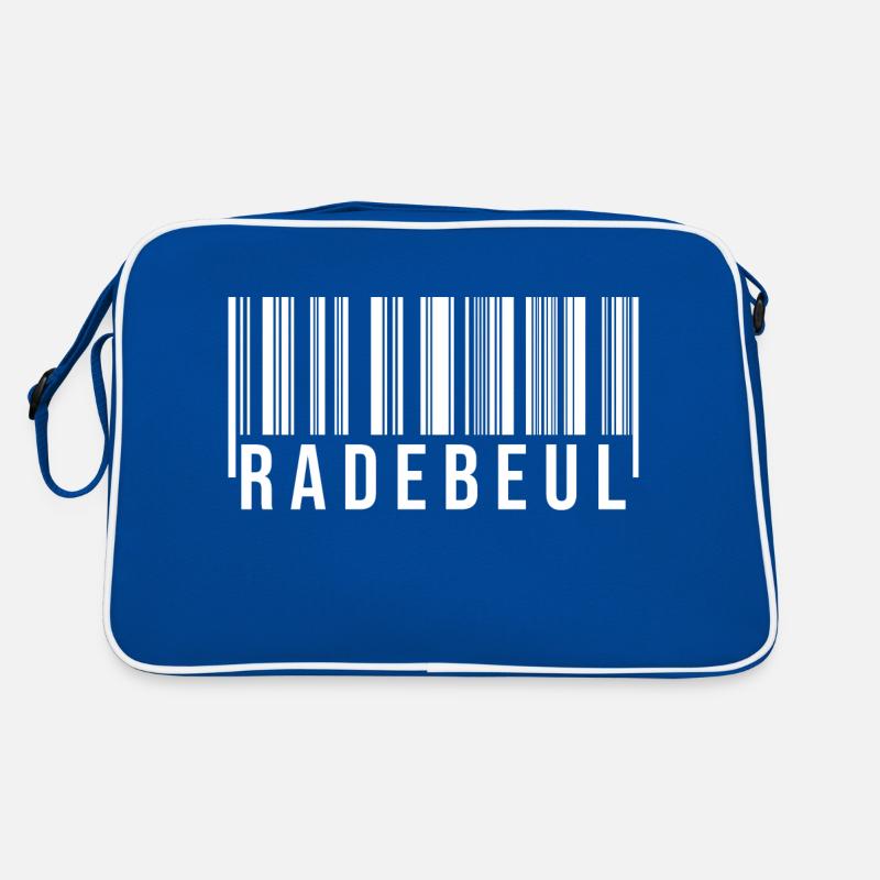 Radebeul Strichcode Retro Tasche