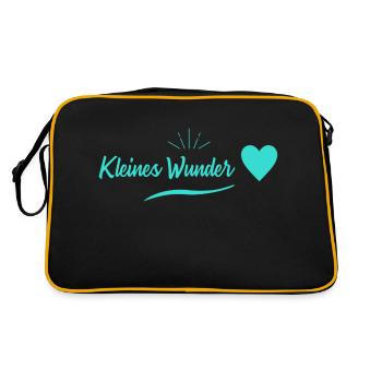 Small Miracle - Pregnancy - Retro Bag - black/gold - Back