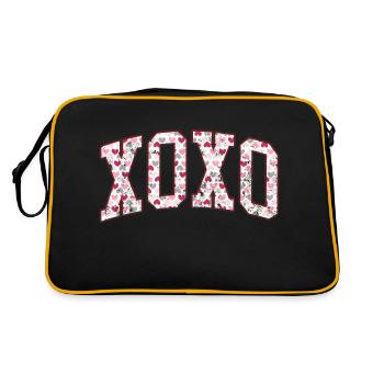 XOXO Coeur Design Rétro Amour - Sac Retro - noir/or - Dos