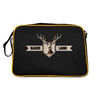 Sauerland Hirsch 01 - Sac Retro - noir/or - Dos