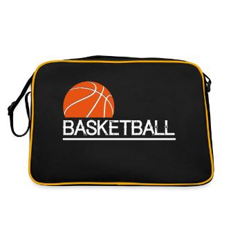 Basket-ball - Sac Retro - noir/or - Dos