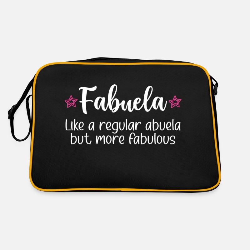 Fabuela Fabulous Abuela Spanish Grandma Retro Bag