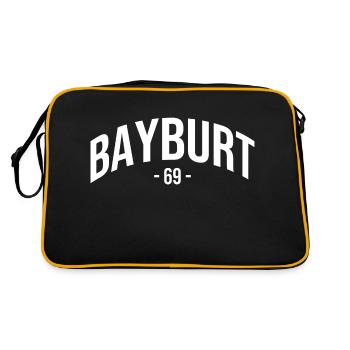 Bayburt 69 Turkey Turkiye Gift Bayburtlu TR - Retro Bag - black/gold - Back