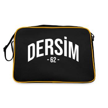 Dersim 62 Turkey Turkiye Gift Holiday Kurds - Retro Bag - black/gold - Back