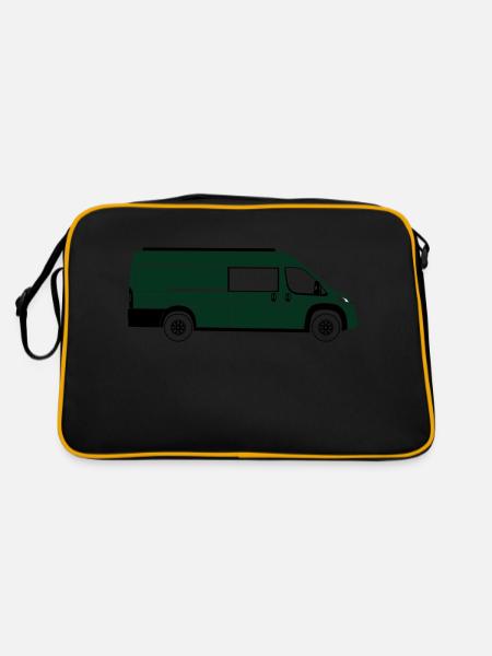 Jumper Boxer Ducato 4x4 adventure - Retro Bag - black/gold - Back
