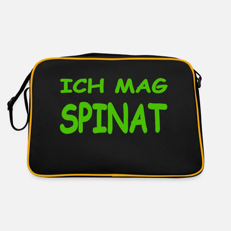 Spinat Retro Tasche