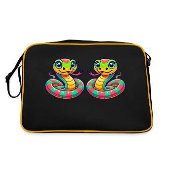 Snake 2 - Retro Bag - black/gold - Back