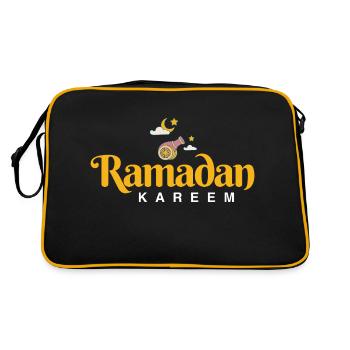 Ramadan Moubarak - Sac Retro - noir/or - Dos