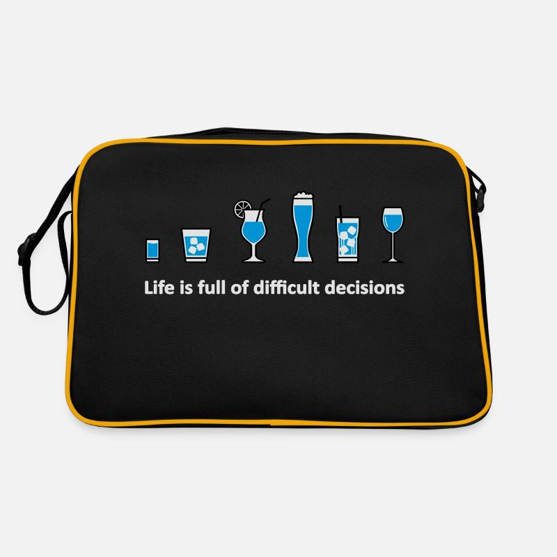 Life is full of difficult Decisions Retro Bag