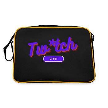 Twi*tch - Retro Bag - black/gold - Back