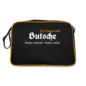 Putzkau - Retro Tasche - Schwarz/Gold - Hinten