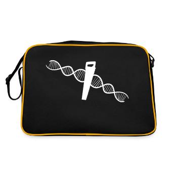 Carpenter Craftsman Carpenter Planer Joinery - Retro Bag - black/gold - Back