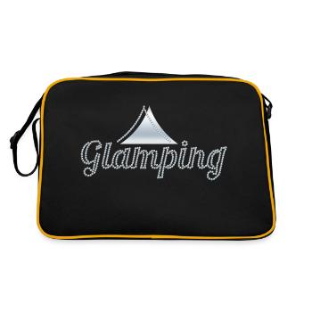 glamping argent - Sac Retro - noir/or - Dos