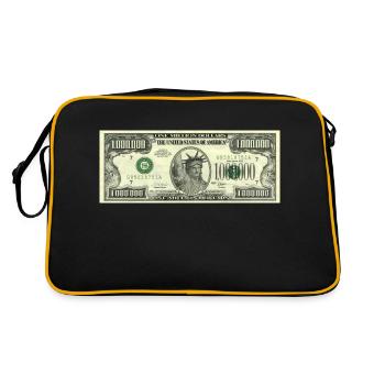 1 million de dollars - Sac Retro - noir/or - Dos