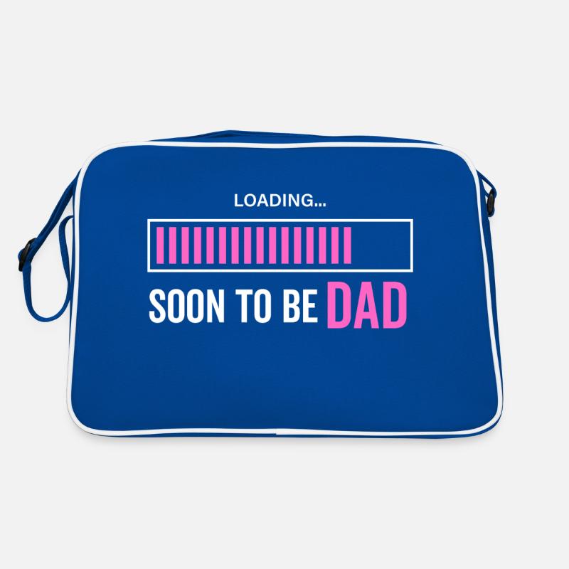 Bald Papa sein Retro Tasche