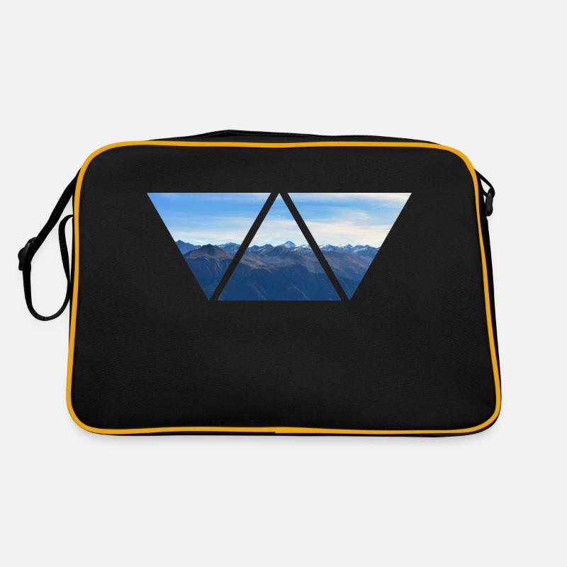 Alps Triangle Hiking Austria Gift Mountains Retro Bag