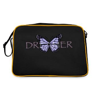 Rêveur de papillon - Sac Retro - noir/or - Dos