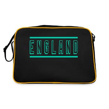 England - Retro Bag - black/gold - Back