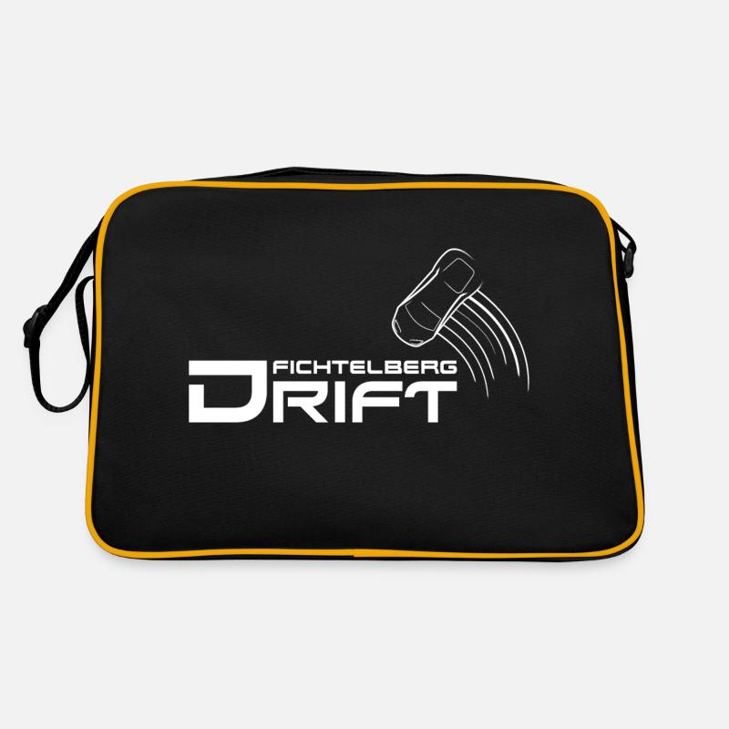 Fichtelberg Drift - Retro Tasche - Schwarz/Gold