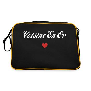 voisine en or - Sac Retro - noir/or - Dos