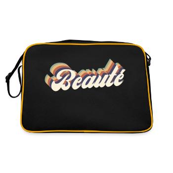 beauté vintage - Sac Retro - noir/or - Dos
