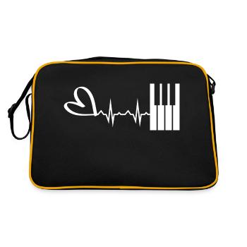 Musique pour piano - Sac Retro - noir/or - Dos