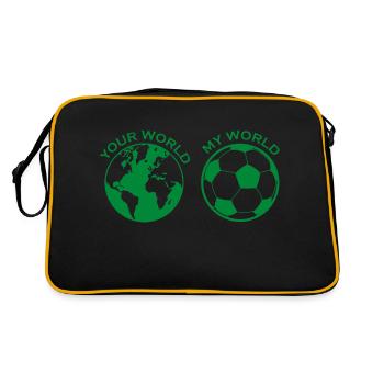 Fußball Football - Sac Retro - noir/or - Dos