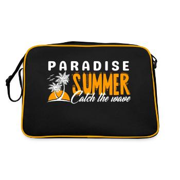 Paradise summer - Sac Retro - noir/or - Dos