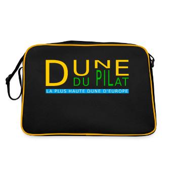 Dune du Pilat, la plus haute dune d'Europe - Sac Retro - noir/or - Dos