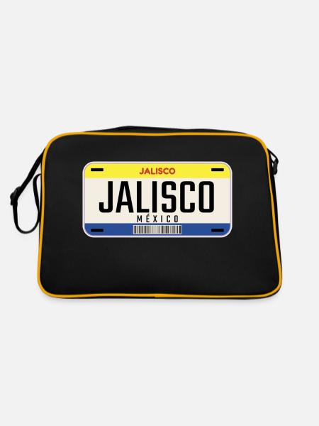 Mexico City tuition Jalisco - Retro Bag - black/gold - Back