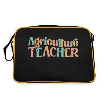Agricultural teacher training of the future - Retro Bag - black/gold - Back