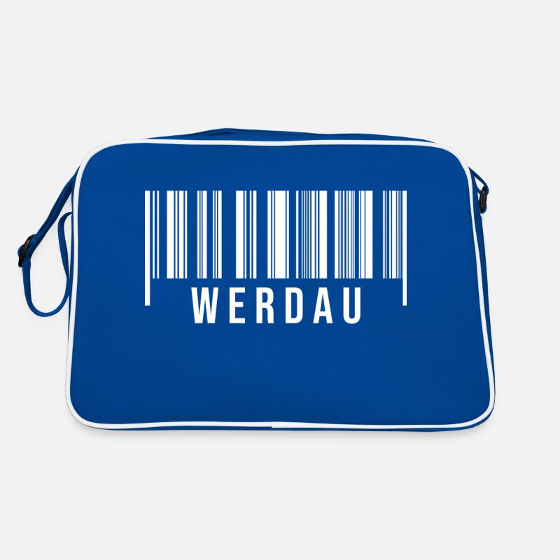Erzgebirge Strichcode Werdau Retro Tasche