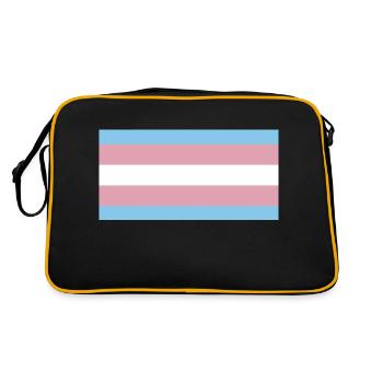 Trans Pride - Retro Bag - black/gold - Back