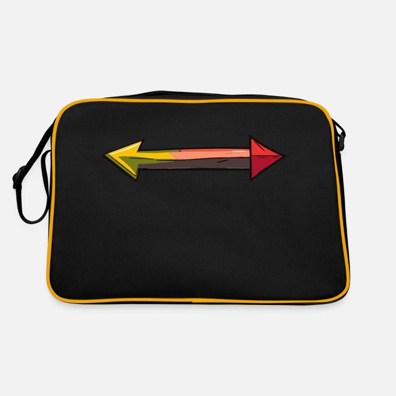 Right and left arrows Retro Bag