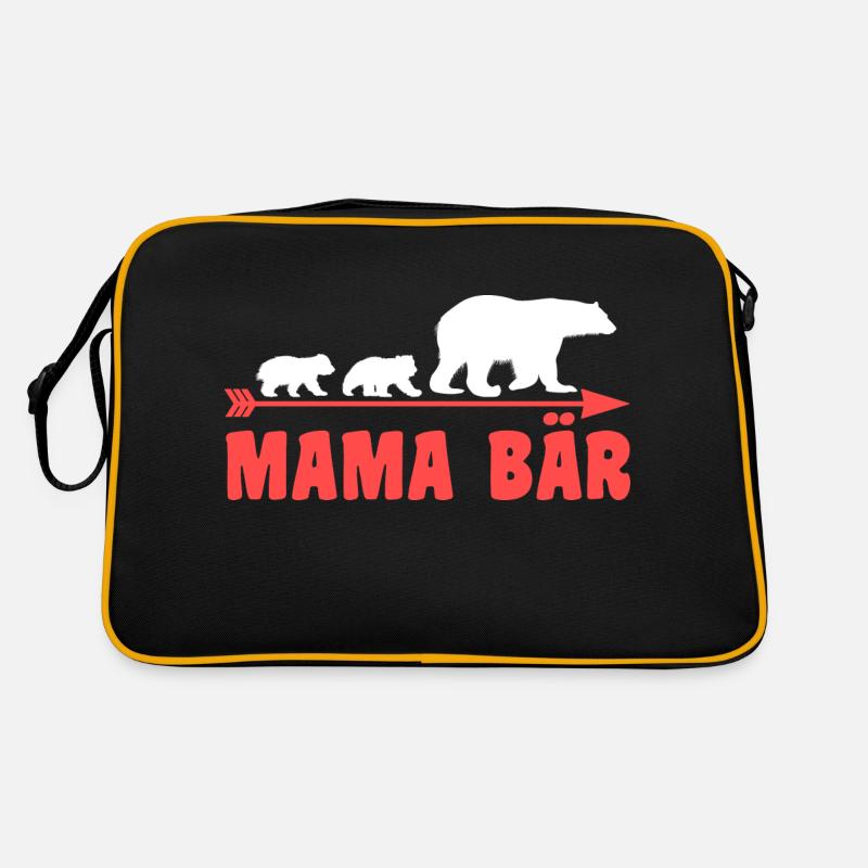 Mutter Mama Bär Retro Tasche