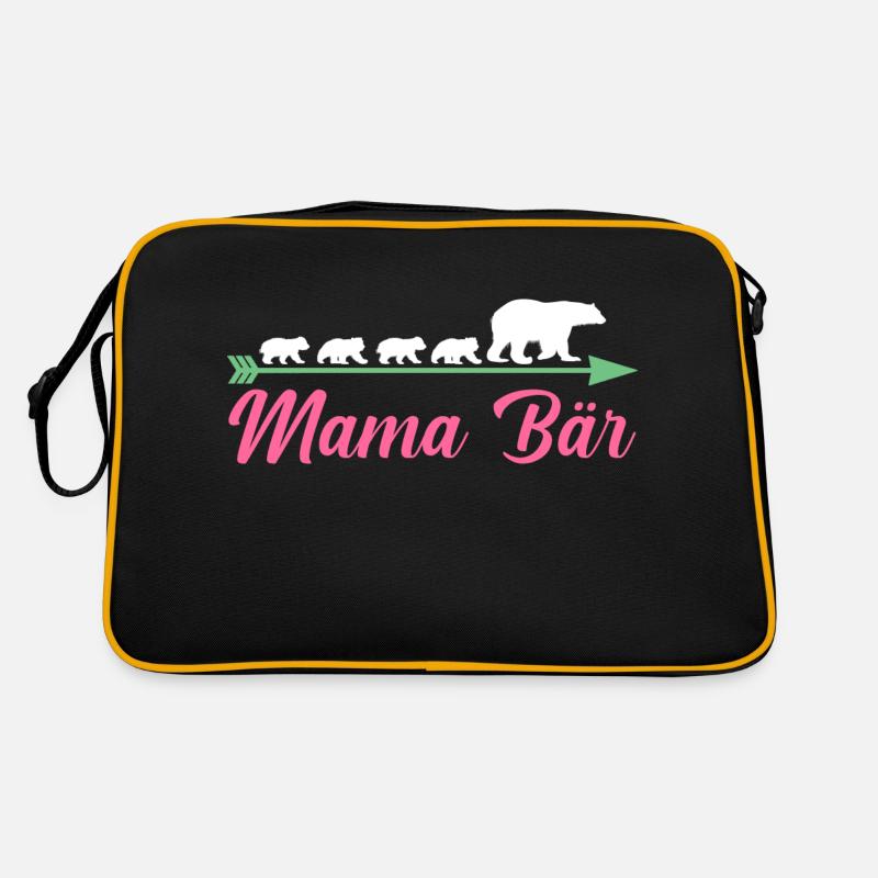 Mutter Mama Bär Retro Tasche