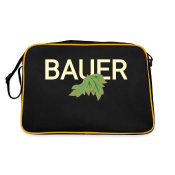 Bauer - Retro Tasche - Schwarz/Gold - Hinten