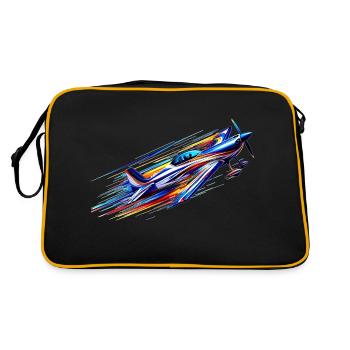 Aerobatic aircraft - Retro Bag - black/gold - Back