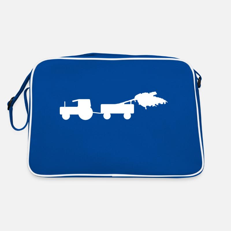 Kirchweih Traktor mit Hänger Retro Tasche