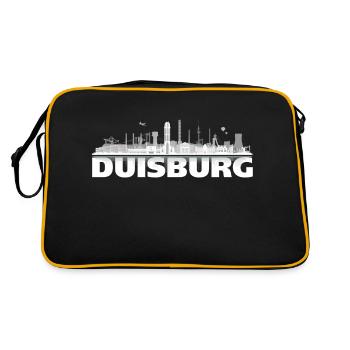 duisburg_city_hell01 détail - Sac Retro - noir/or - Dos