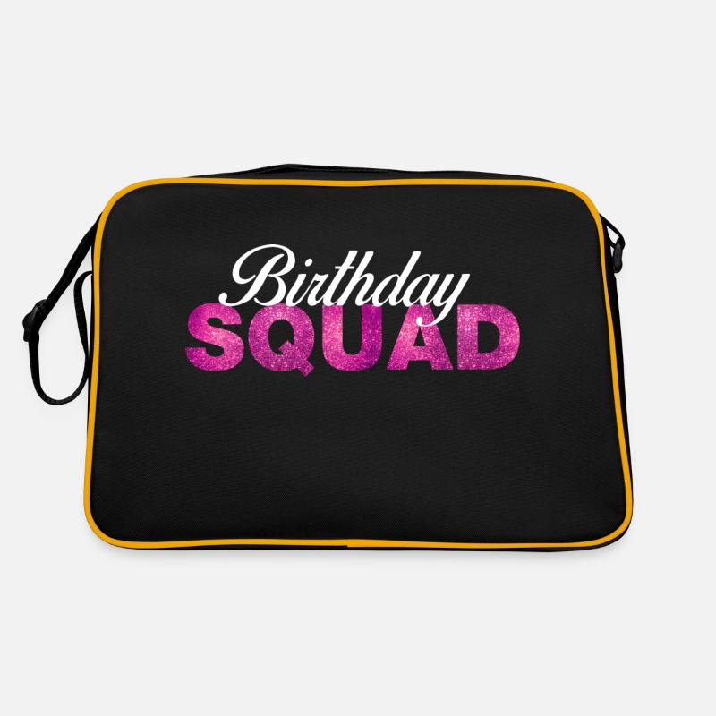 Équipe d'anniversaire Sac Retro
