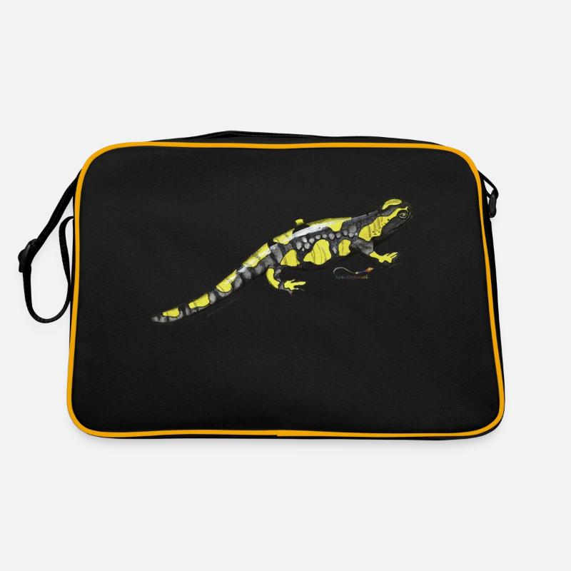 Feuersalamander Retro Tasche