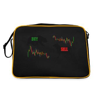Stock exchange - Retro Bag - black/gold - Back