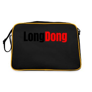 nyse gme fed printing money game stop cool awesome - Retro Bag - black/gold - Back