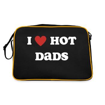 J’aime les papas chauds - Sac Retro - noir/or - Dos