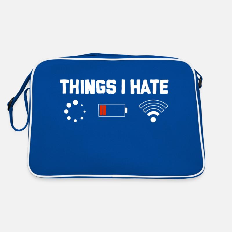 Things I Hate Wifi Battery Retro Bag