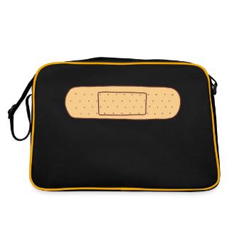 Bandage extrêmement collant - Sac Retro - noir/or - Dos