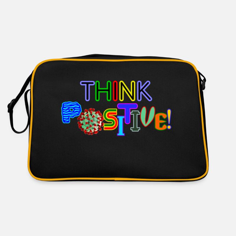 Pensez positif! Sac Retro