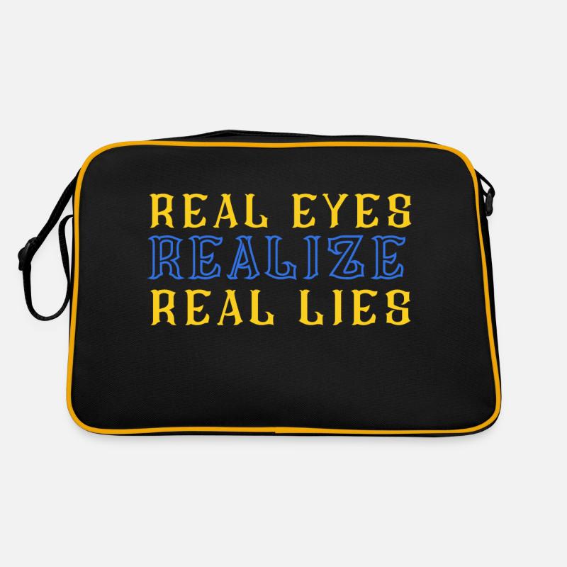 Echte Augen Retro Tasche