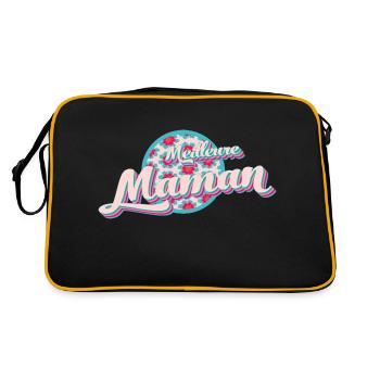 Pour la meilleure des mamans - Sac Retro - noir/or - Dos